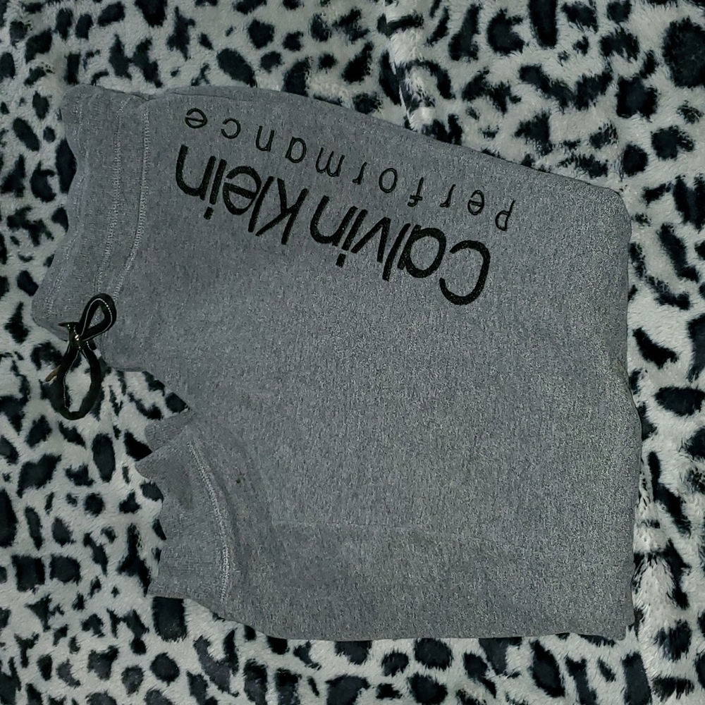 Gray Calvin Klein sweatpants